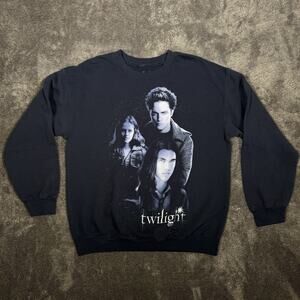 Twilight Saga Sweatshirt Graphic Movie Crewneck Gothic Y2K Mens M
